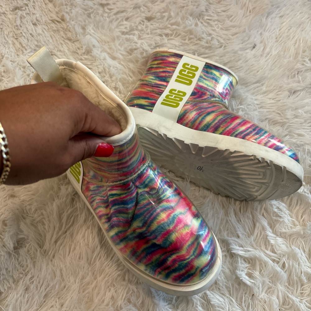 UGG Kids' Colorful Striped Boots